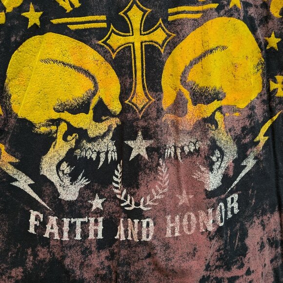 REDEMPTION men's unique graphic tee-shirt from RAW STATe by Affliction - size XL - Picture 2 of 7